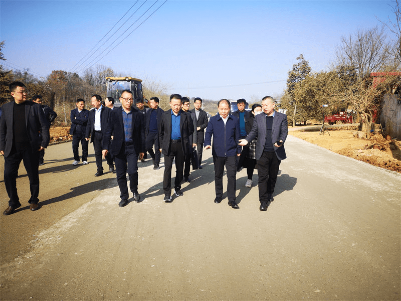 平橋區(qū)領導蒞臨郝堂項目工地檢查指導工作